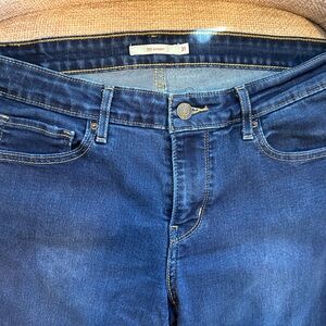 Levi's Women's 711 Skinny Jeans - Dark Blue Denim